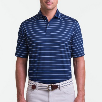 Fairway & Greene Men's USA Faxon Stripe Jersey Polo Shirt