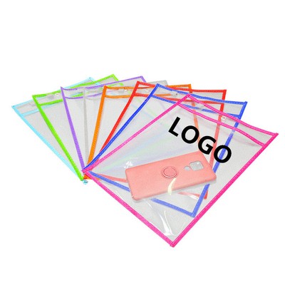 Heavy Duty Dry Erase Ticket Holder File Pouch