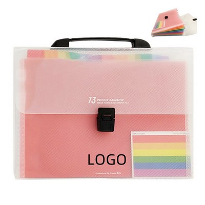 13 Pocket File Bag