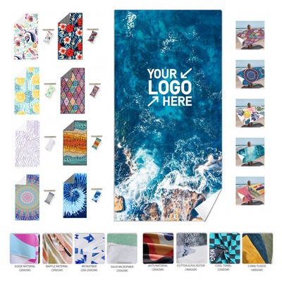 Extra Large Quick Dry Velvet Beach Towel