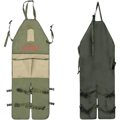 Gardening Apron With Quick Release Pockets