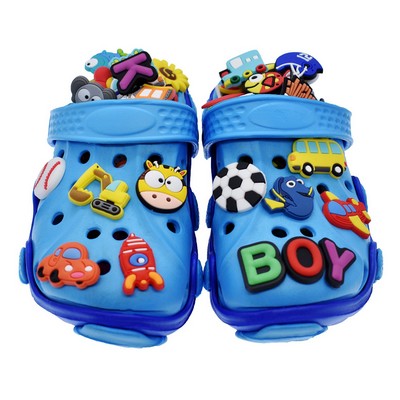 Custom Molded PVC Shoe Charms -MOQ 100pcs