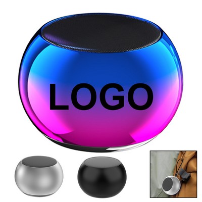 Small Pocket Size Bluetooth Speaker With Lanyard