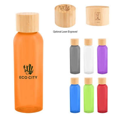 Kelly Rpet Bottle With Bamboo Lid
