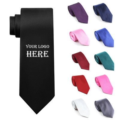 Men's Ties Solid Pure Color Plain Neckties