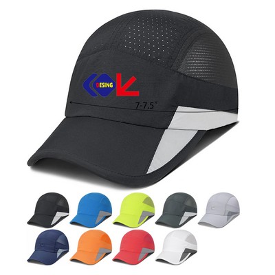 Unstructured Reflective Breathable Sports Cap