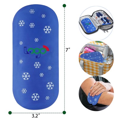 Ice Packs for Insulin Cooler Travel Case Travel Ice Pack
