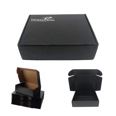 15.7x11x4.5 Inches Black Cardboard Shipping Box
