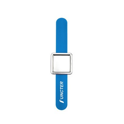 Silicone Wrist Strap W/ Recessed Square Shaped Magnetic Pincushion Strong Pin Holder