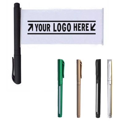 Pull Out Banner Pen