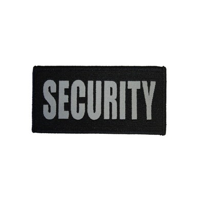 Security Reflective Chest Emblem - Grey