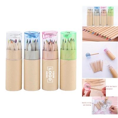 12-Piece Wooden Colored Pencil Kit