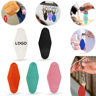 Plastic Hotel Keychain