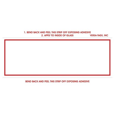 Mini Sign w/Border (Blank)