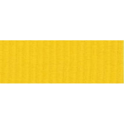 "V" Neck Ribbon - Yellow - Snap Clip - 1-1/2" Wide x 32" Long