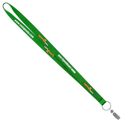 3/4" Recycled Screen Printed Lanyard (QuickShip) 18-24 Days