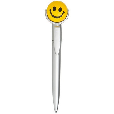 Smiley Squeeze Top Pen