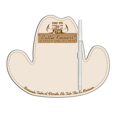 Cowboy Hat Digital Memo Board