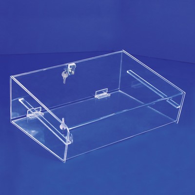 Tall Acrylic Sliding Door Display Case