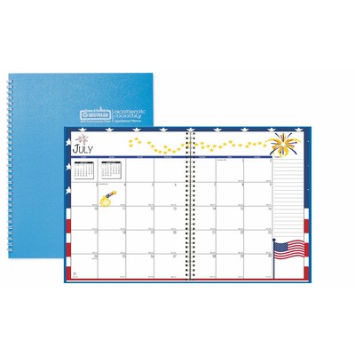 Custom Full-Color Monthly Seasonal Planner w/2-Piece Cover