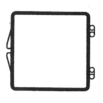 Rigid Clear Hinged Plastic Box (1 1/4"x1 1/4"x1 3/8")