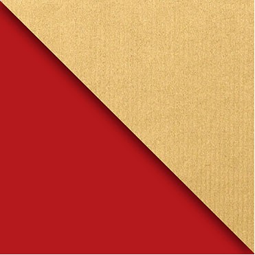 Red & Gold Double-Sided Kraft Gift Wrap