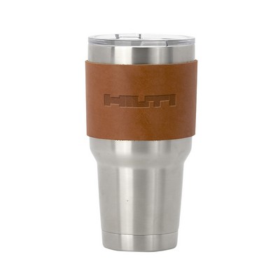 Huntsman Leather Tumbler Sleeve