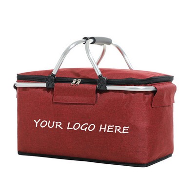 Foldable Picnic Cooler / Shipping Tote Bag