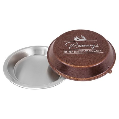 9" Aluminum Pie Pan with Copper Lid