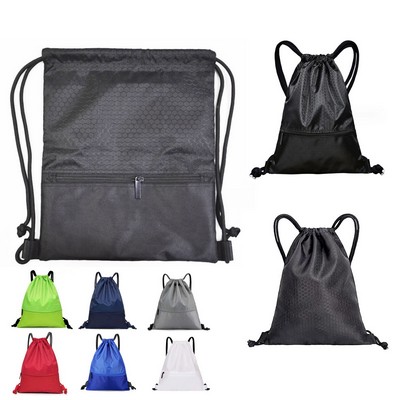Large thickened Oxford Drawstring Backpack
