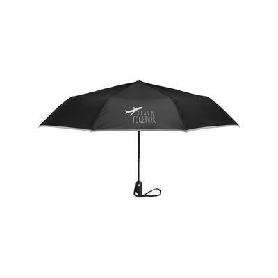 Auto-Open Umbrella With Reflective Trim