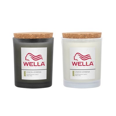 ZEN Niva Frosted Candle with Cork Lid
