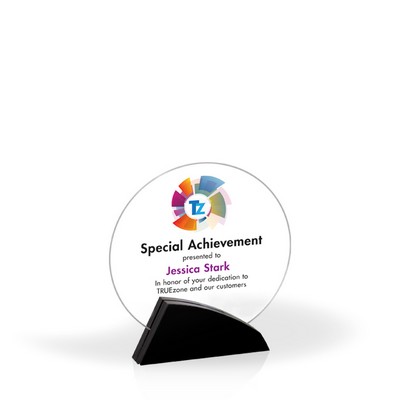 Laurel Circle Acrylic Award, 6"