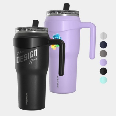 40 oz Hydrapeak® Stainless Steel Insulated Roadster Tumbler w/ Straw Lid