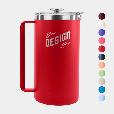 64 oz YETI® Stainless Steel Vacuum Insulated French Press w/ Twist Lock Lid