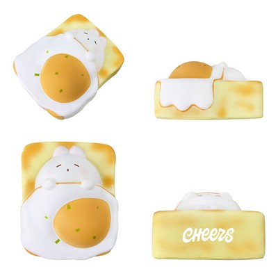 Toast PU Stress Reliever Toy