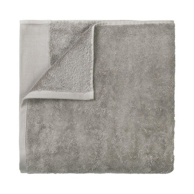 blomus Riva Satellite Taupe Gray Organic Terry Bath Towel (28'' x 55'')