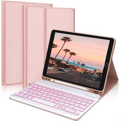 Promotek iBank® Bluetooth Keyboard Case for iPad 10.2'' (Pink)