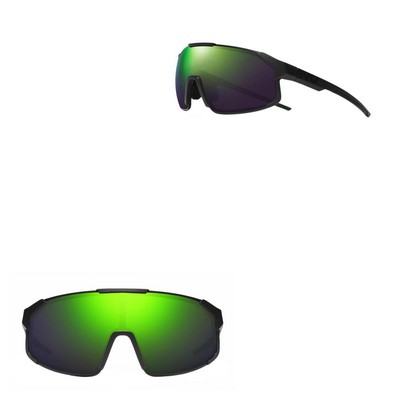 Revo Sunglasses Polar Sport Shield Black Sunglass w/Light Adaptive Lens