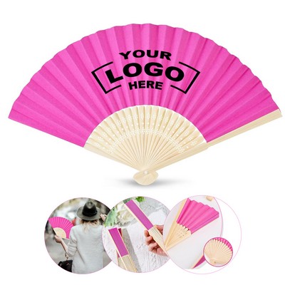 Foldable Bamboo Hand Fan