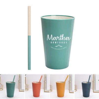 12oz Wheat Straw Cup