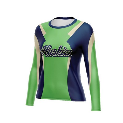 Women's Chant Long Sleeve Crew Neck Cheer Top
