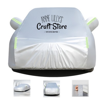 Oxford Cloth Car Cover with Paint Protection and Reflective Strips