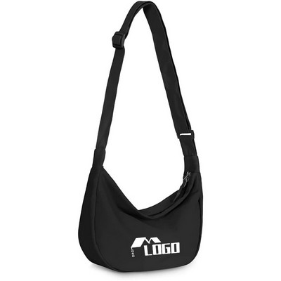 Sling Crossbody Bag Mini Crescent Bag with Adjustable Strap