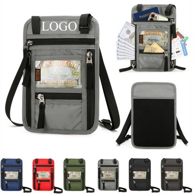 RFID Blocking Neck Wallet
