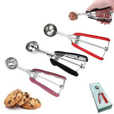 Stainless Steel Cookie Scoop for Perfectly Shaped Cookies