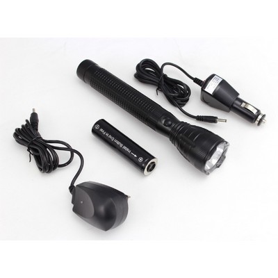 Dual Button LED Rechargeable Flashlight