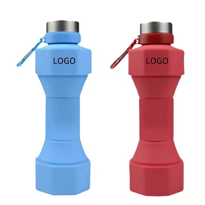 Collapsible Dumbbell Water Bottle