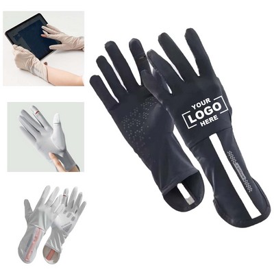 Ice Silk UV Protection Gloves