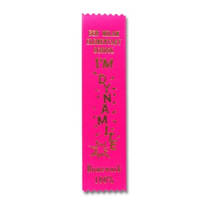 2"x10" Custom Lapel Ribbon
